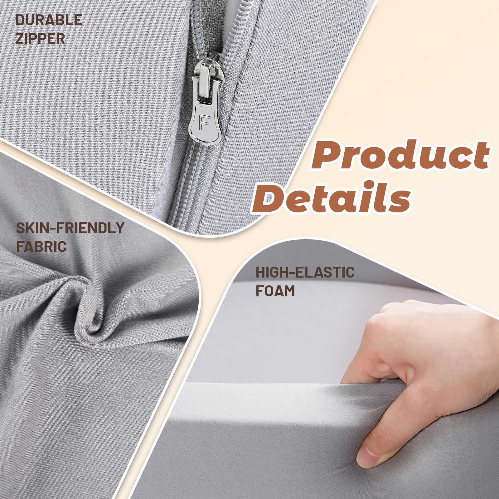 Wilwolfer Bagno per palle per bambini piccoli: piscina pieghevole per bambini – piscina rotonda morbida – morbida schiuma morbida per bambini – morbida schiuma memory foam – interno / esterno (grigio)