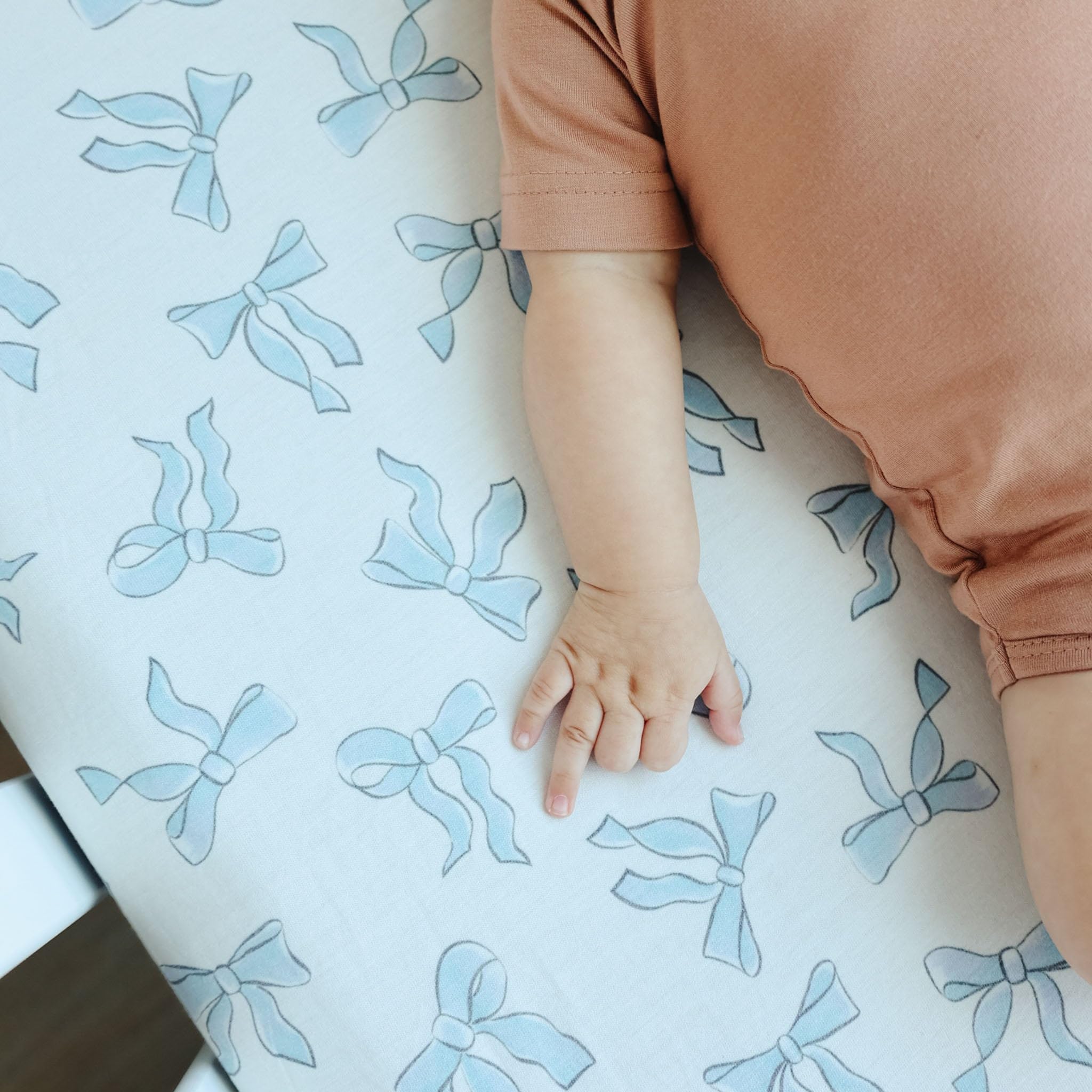 Premium Spannbettlaken für Kinderbett/Kleinkinder "Daphne" von Copper Pearl