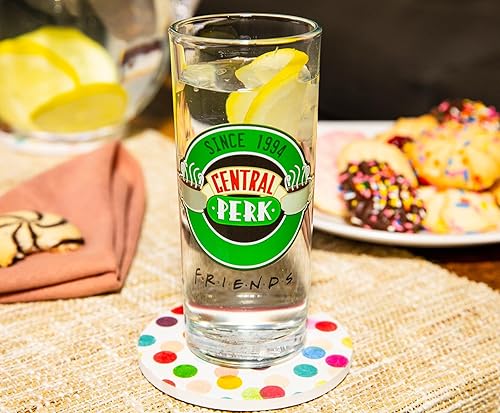 Miniatura 9 de Silver Buffalo Friends Central Perk NYC - Juego de vasos de 4 piezas, 10 onzas