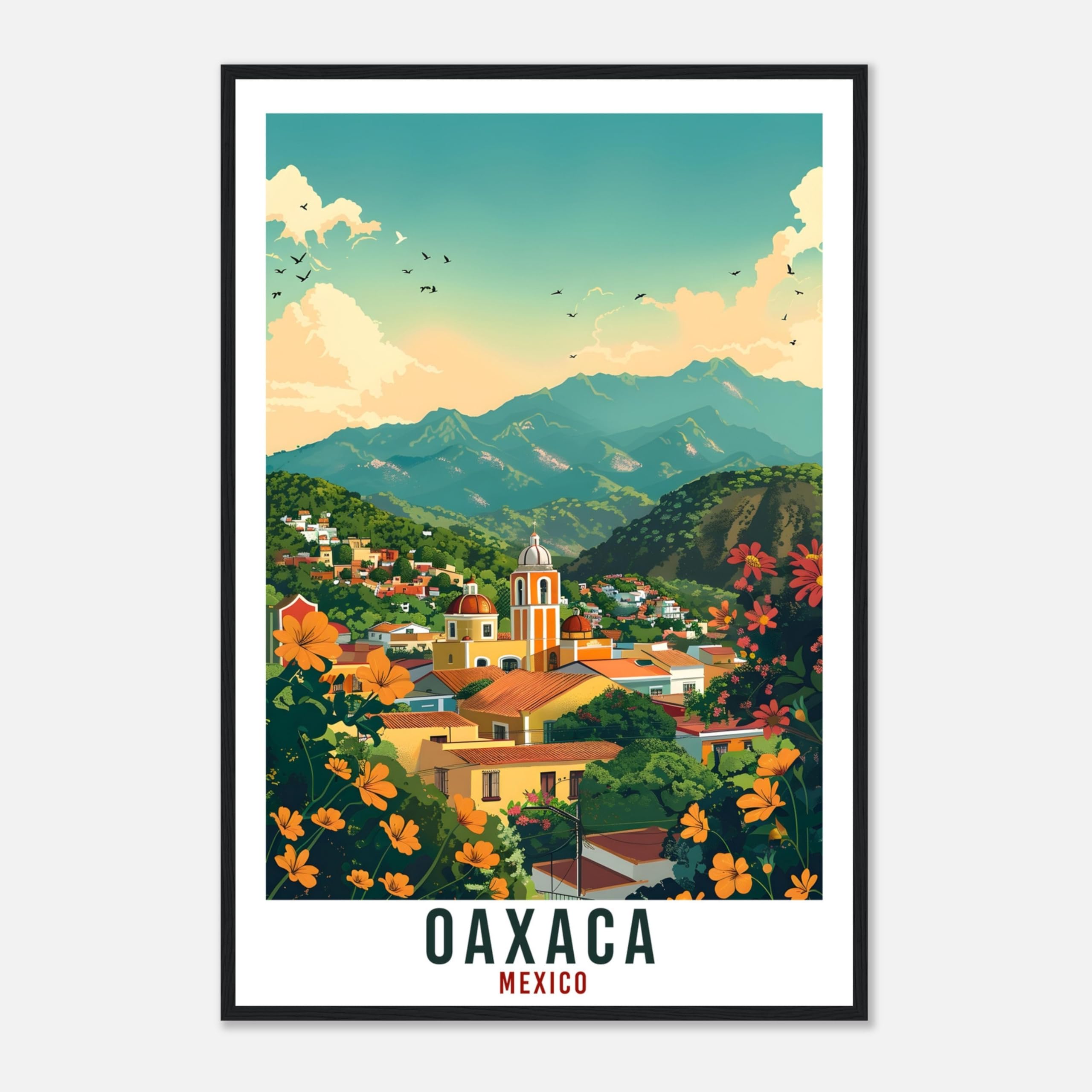 アート・デザイン・音楽 Oaxaca Amazon.com: Oaxaca Mexico Travel Print Mexico Wall Art Wall