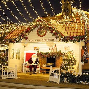 OBEV 10 Meters 100 LED Plug Led Light Daylight Decor Lamp Christmas Tree Organization Special Day Birthday Party