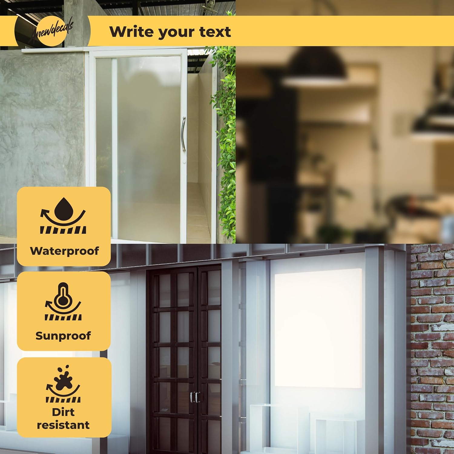 Personalized Business Stickers - Custom Logo Decals - Vinyl Wall Stickers & Window Signs for Business, Home, Office - Branding Logo Decals - Image 3