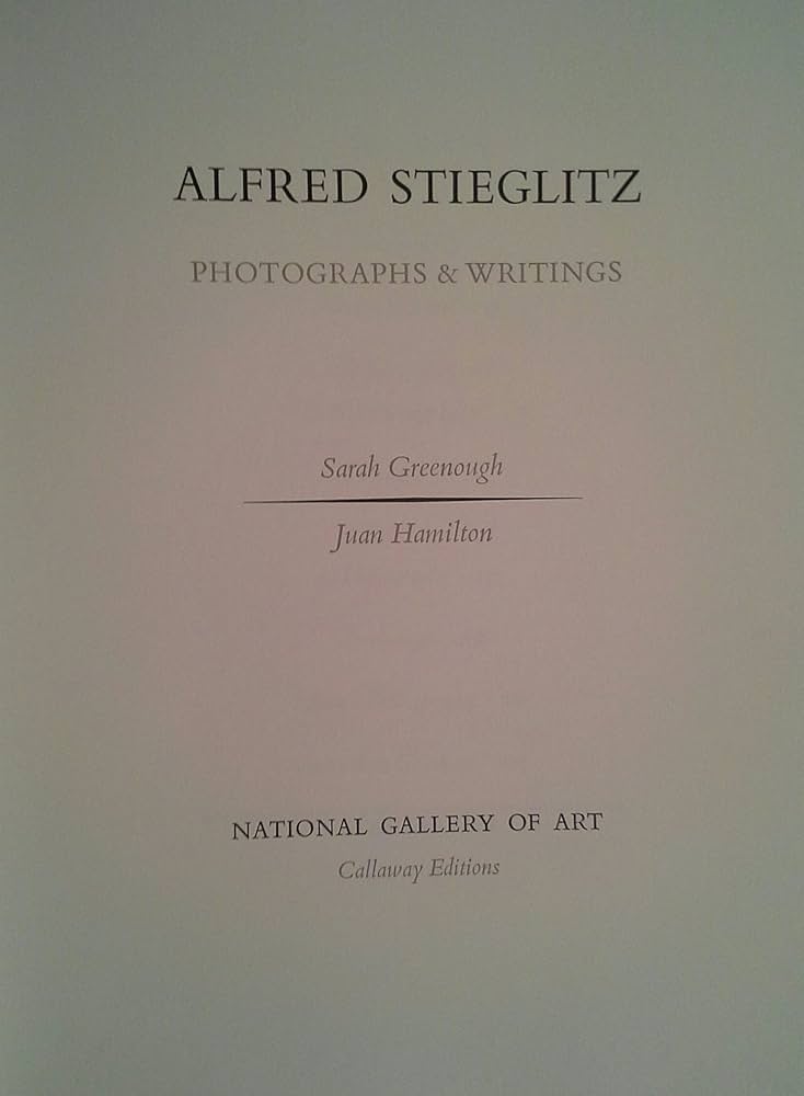 Amazon.co.jp: Alfred Stieglitz: Photographs & Writings : 本