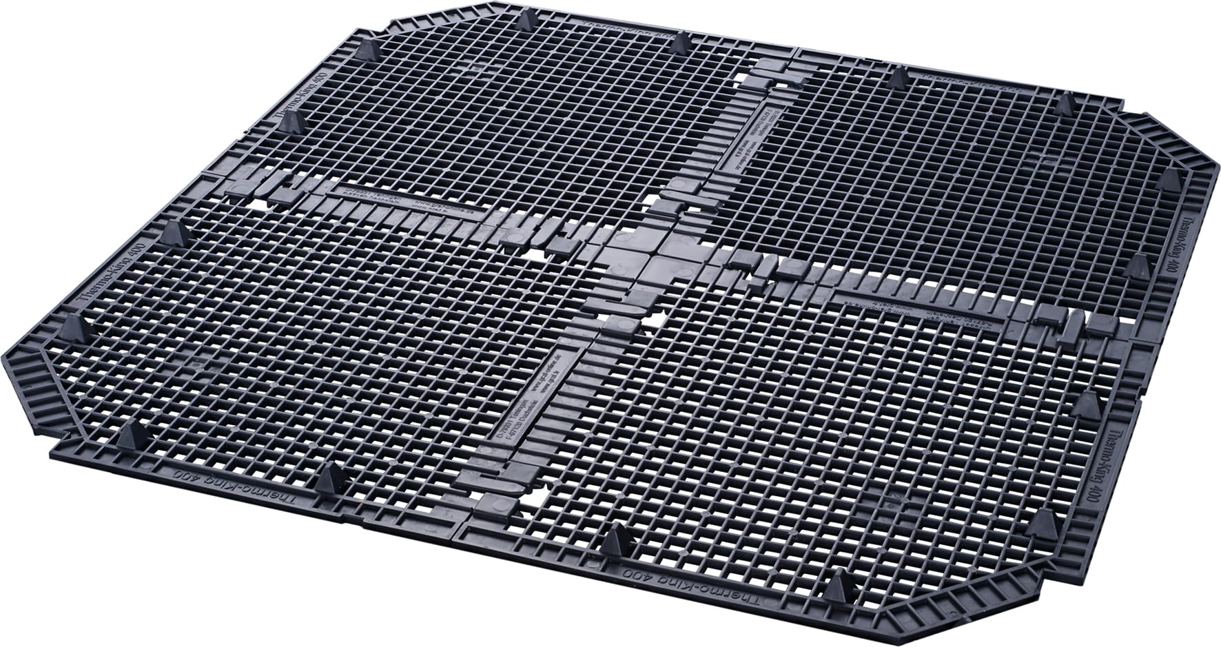 GARANTIA kratka dna THERMO/ECO-KING 400 l, czarna