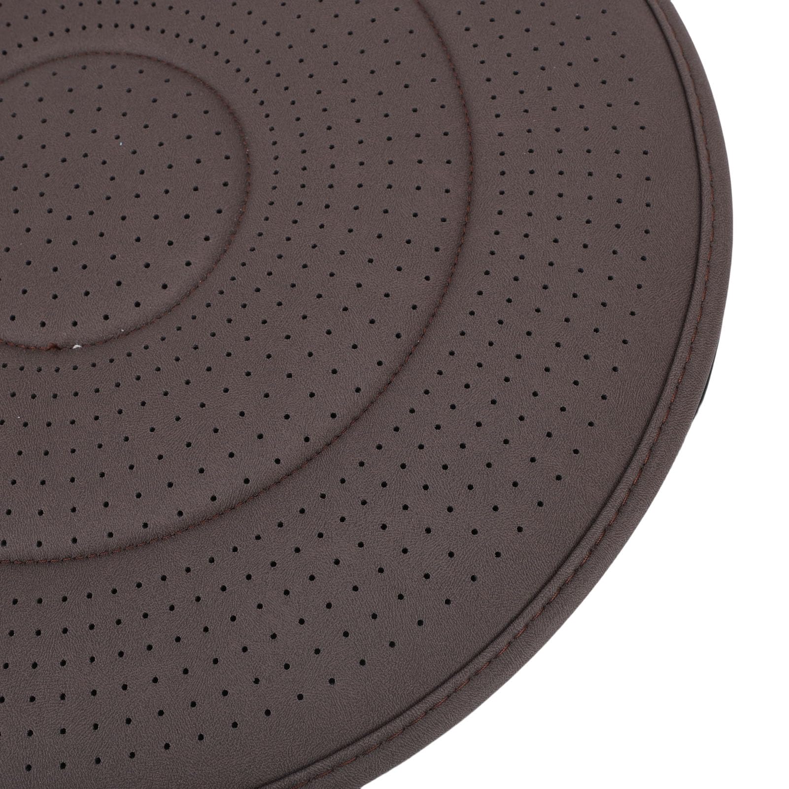 Fabater Cuscino Girevole per Auto, Girevole a 360 Gradi, Morbido e Traspirante, per SUV, Camion, Auto, Materiale PU per Tutte le Stagioni, Design Ergonomico Guida Confortevole (Caffè)