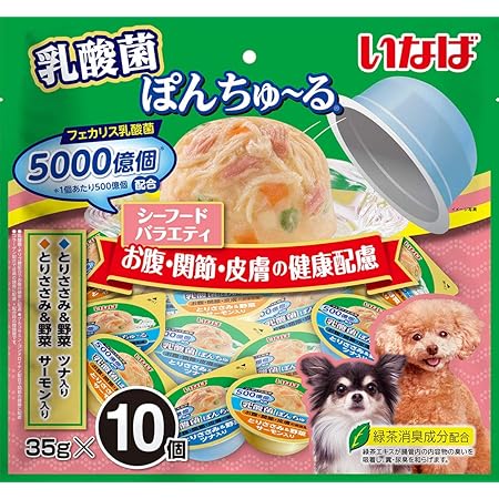 Amazon いなば 犬用おやつ 乳酸菌ぽんちゅ る とりささみバラエティ 犬 Mサイズ X 10 いなば ペット用品 通販