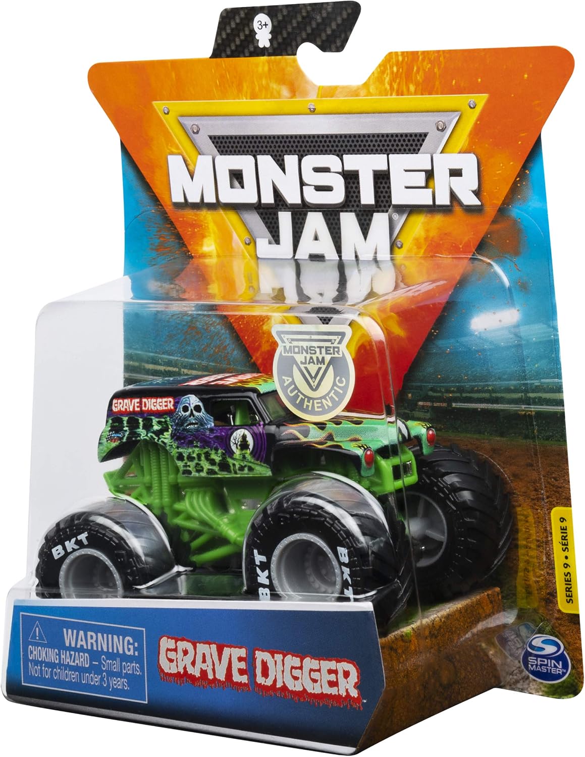 Monster Jam 2020 Spin Master 1:64 Diecast Monster Truck with Wristband: Legacy Trucks Grave Digger