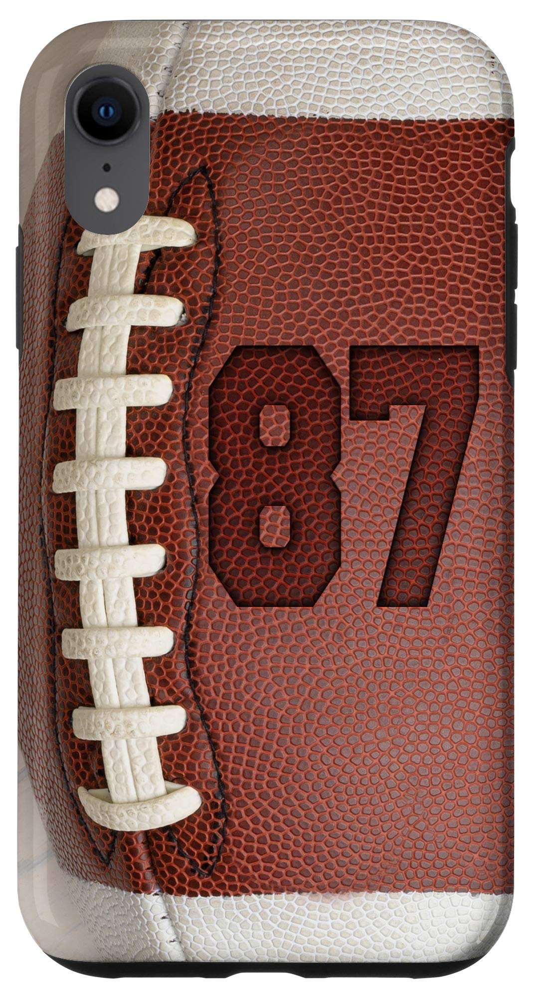 iPhone XR Football Fan #87 Jersey No 87 Football Lover Phone Case Gift Case