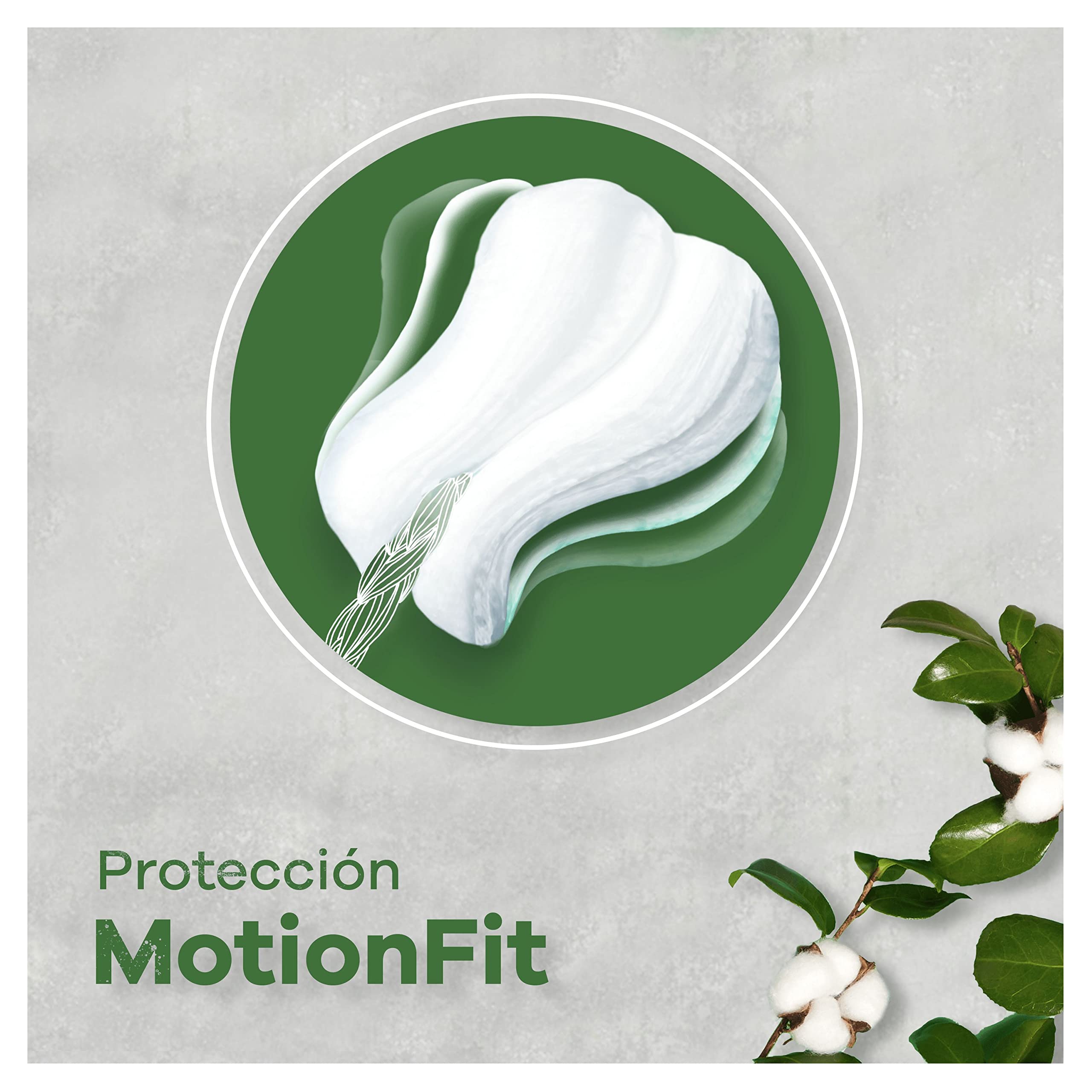Tampax Tampones Cotton Protection Super Con Aplicador, Pack de 56, Tampones De Algodón Orgánico De Tampax