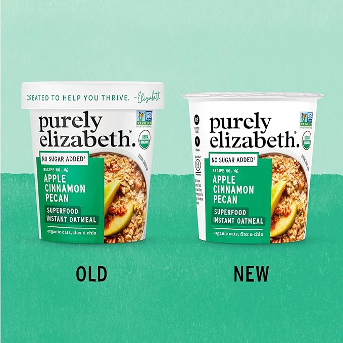 Pack de 12 Tazas de Avena Superfood Purely Elizabeth, Sin Gluten miniatura 9