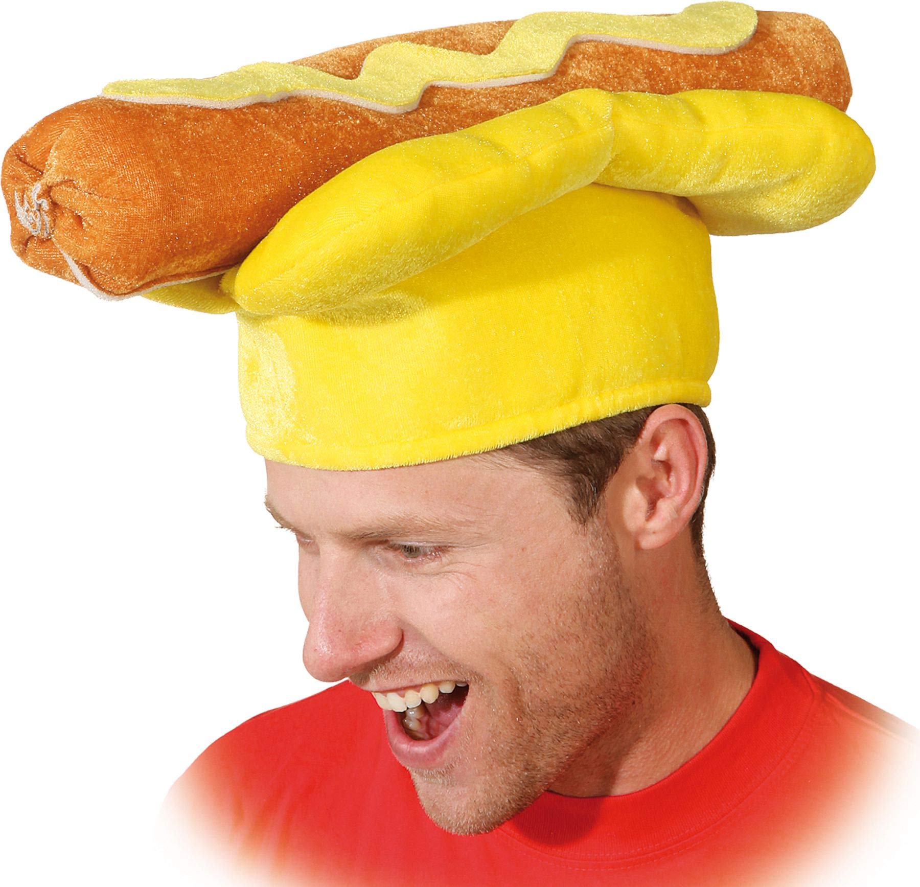 Orlob Hotdog Hat Size: One Size, Yellow