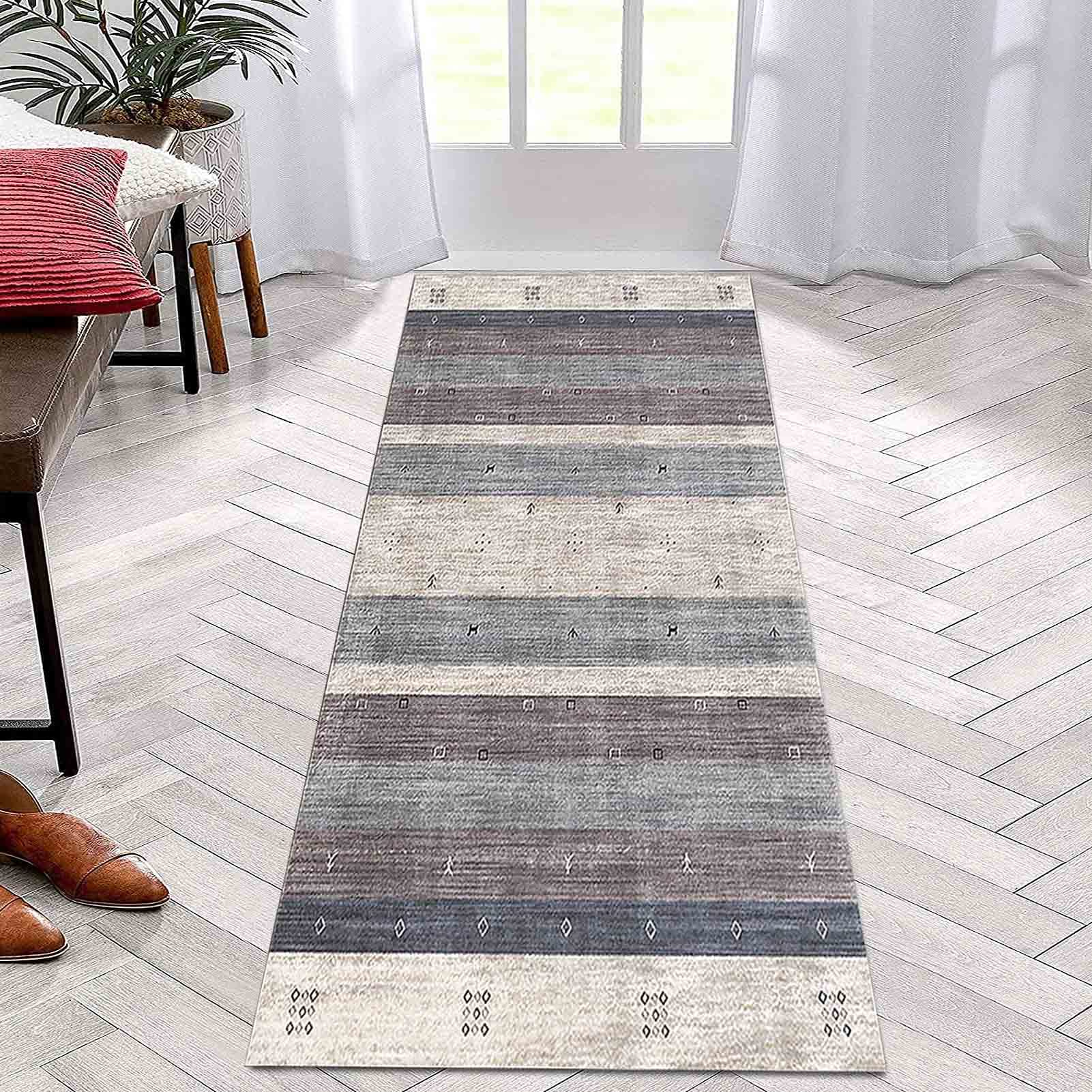 Tapis de cuisine long antidérapant grande carpette de sol intérieur