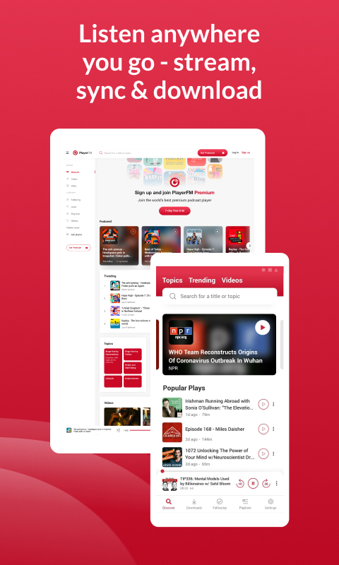 Podcast App: Offline Podcasts by Player FM:Amazon.com:Appstore for Android