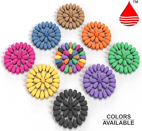 Miniatura 4 de Polvo JOSS 100 % natural sin perfume Backflow de 1.25 pulgadas, 100 conos de incienso, ideal para quemador de cascada y soporte, añade cualquier