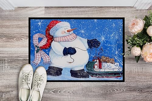 Miniatura 21 de Caroline's Treasures PJC1117JMAT - Felpudo para puerta delantera de 24 x 36 pulgadas, tapete antideslizante lavable de pelo bajo, 24 x 36 pulgadas