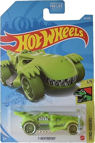 DieCast Hotwheels T Rextroyer Dino Riders 15 Verde 24250