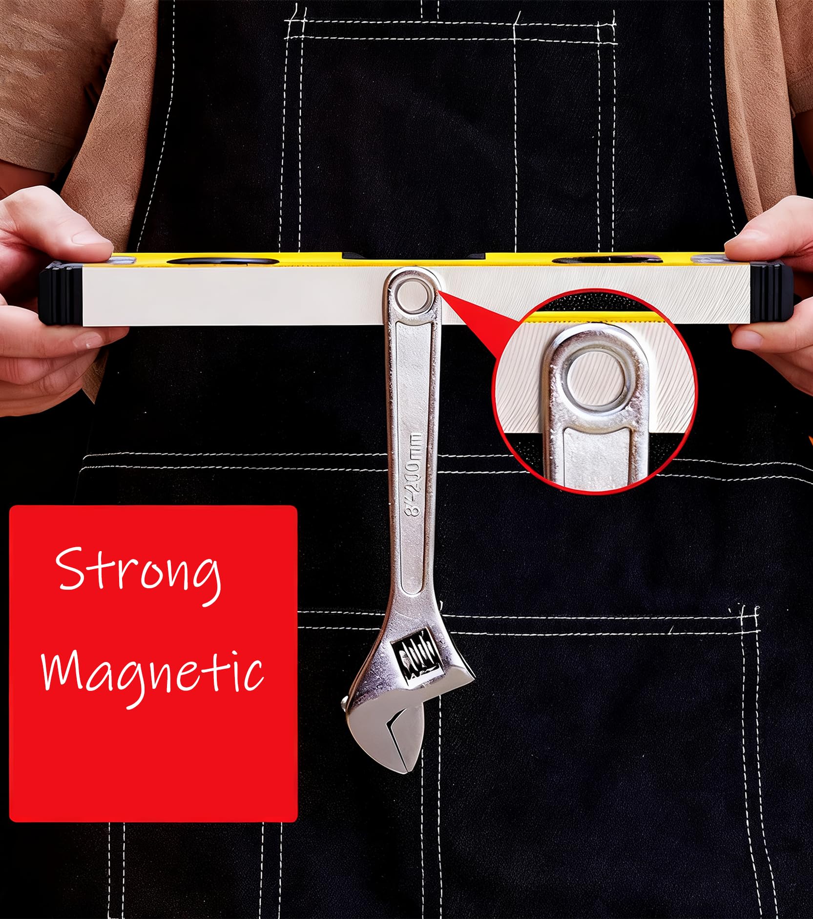 Magnetic Bubble Level - 3 Line, Aluminum Alloy -4 Magnetic Bubble Level - 3 Line, Aluminum Alloy -4