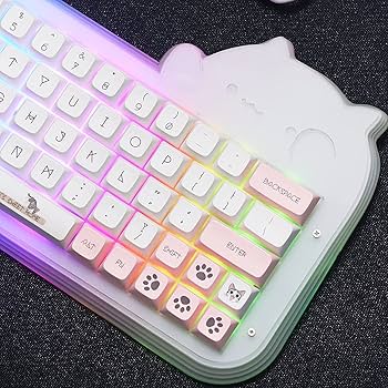 Amazon | EPOMAKER のミニ猫 64% ホットスワップ対応アクリル
