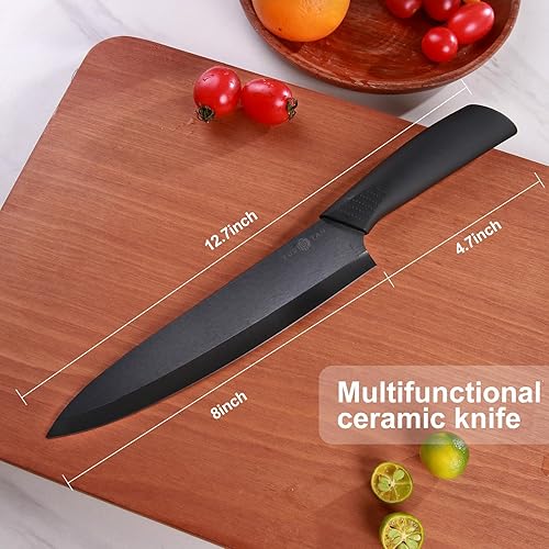Miniatura 2 de YUSOTAN Santoku Cuchillo de chef de 6.5 pulgadas, cuchillos asiáticos santoku súper afilados, alta dureza, baja resistencia a la corrosión, la mejor