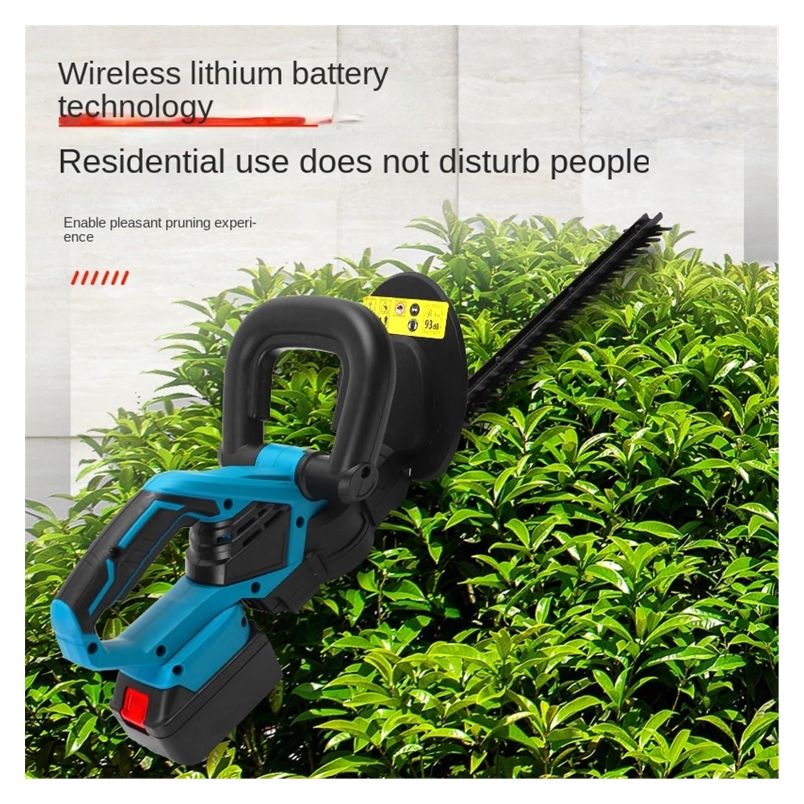 Tondeuse à gazon, 24V sans fil herbe taille-haie élagage électrique ménage tondeuse à gazon cisaillement Lithium-ion Rechargeable jardin outil Machine