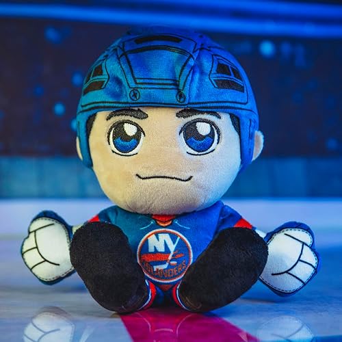 Vista 40 de Bleacher Creatures New York Rangers Mark Messier - Peluche de 8 pulgadas de la NHL Kuricha sentado – Leyenda de la NHL inspirada en Chibi suave Los