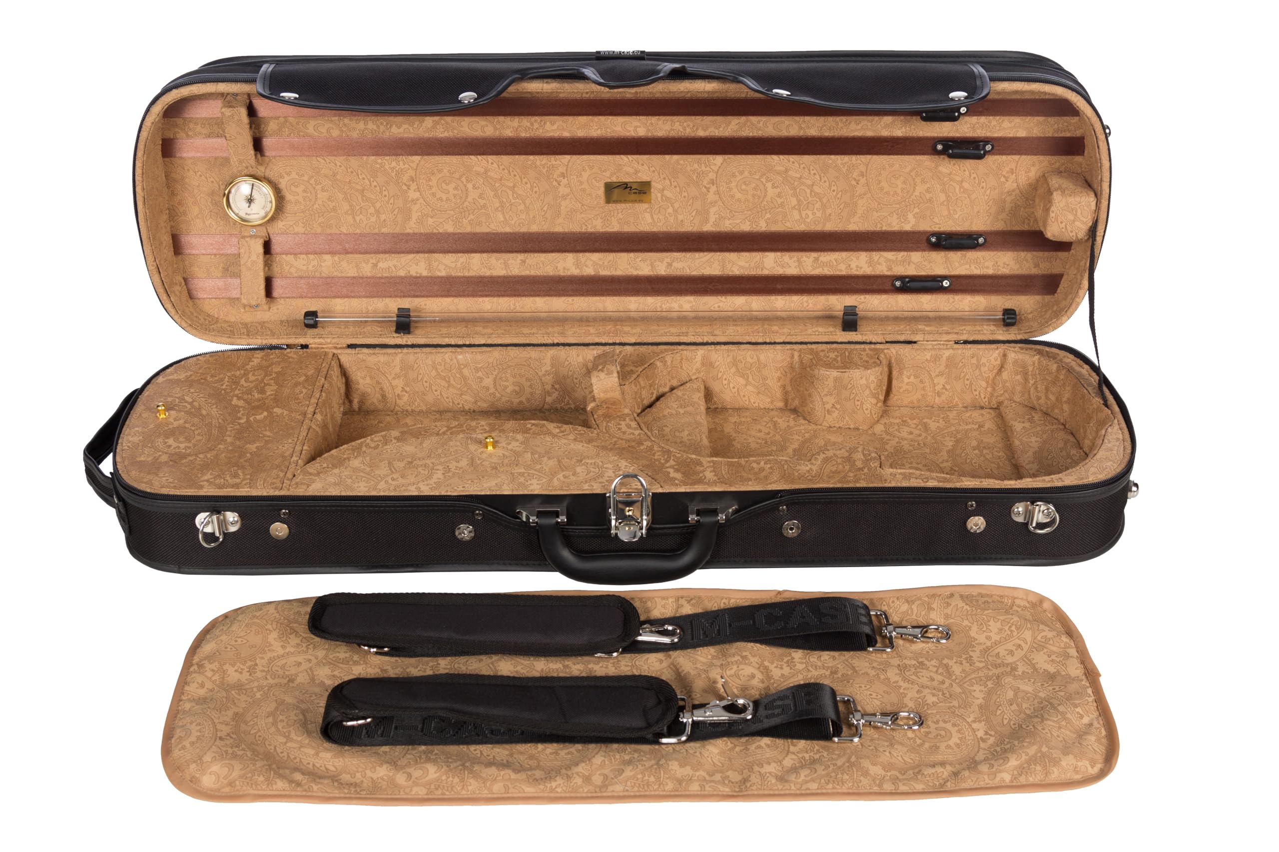 Custodia per violino di legno 4/4 Paisley honey M-Case