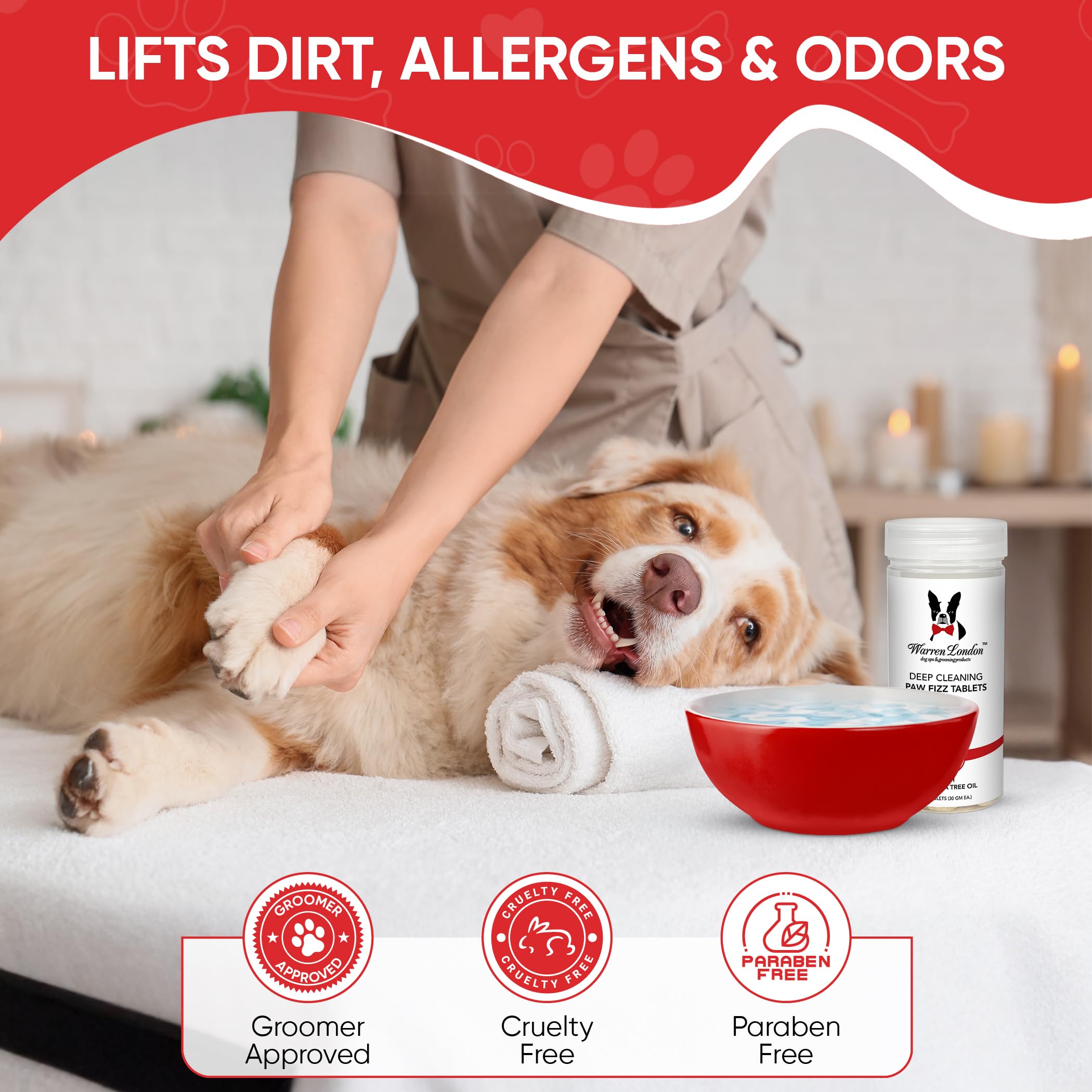 Kit Vernis à Ongles Sans Danger Pour Chiens - 5 Stylos à Séchage Rapide, Décoratif Pour Pattes, Idéal Fêtes - 9