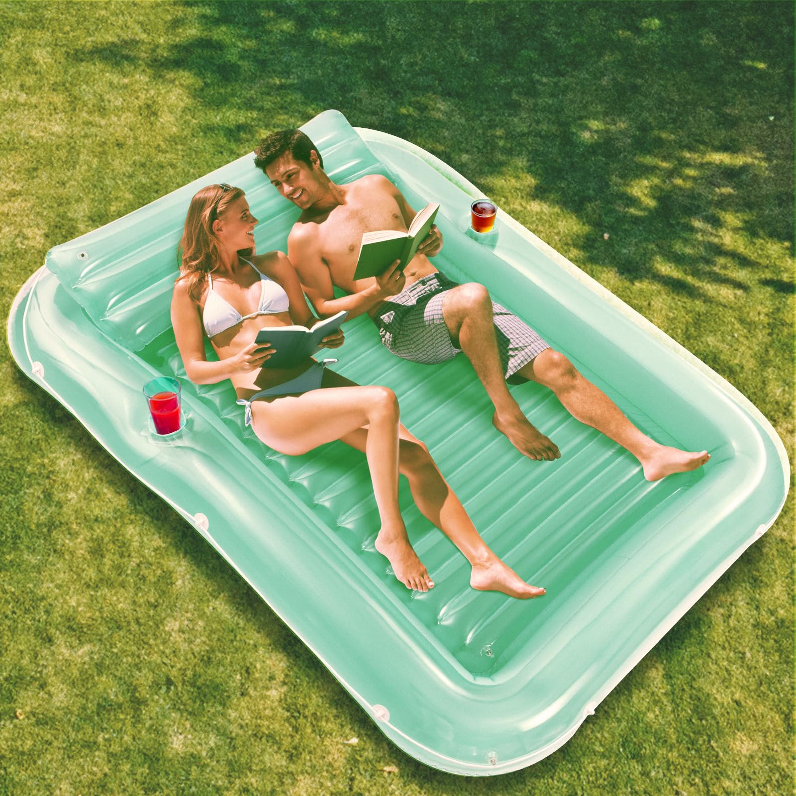 Float Joy Tanning Pool Floats Adult Inflatable Pool 80