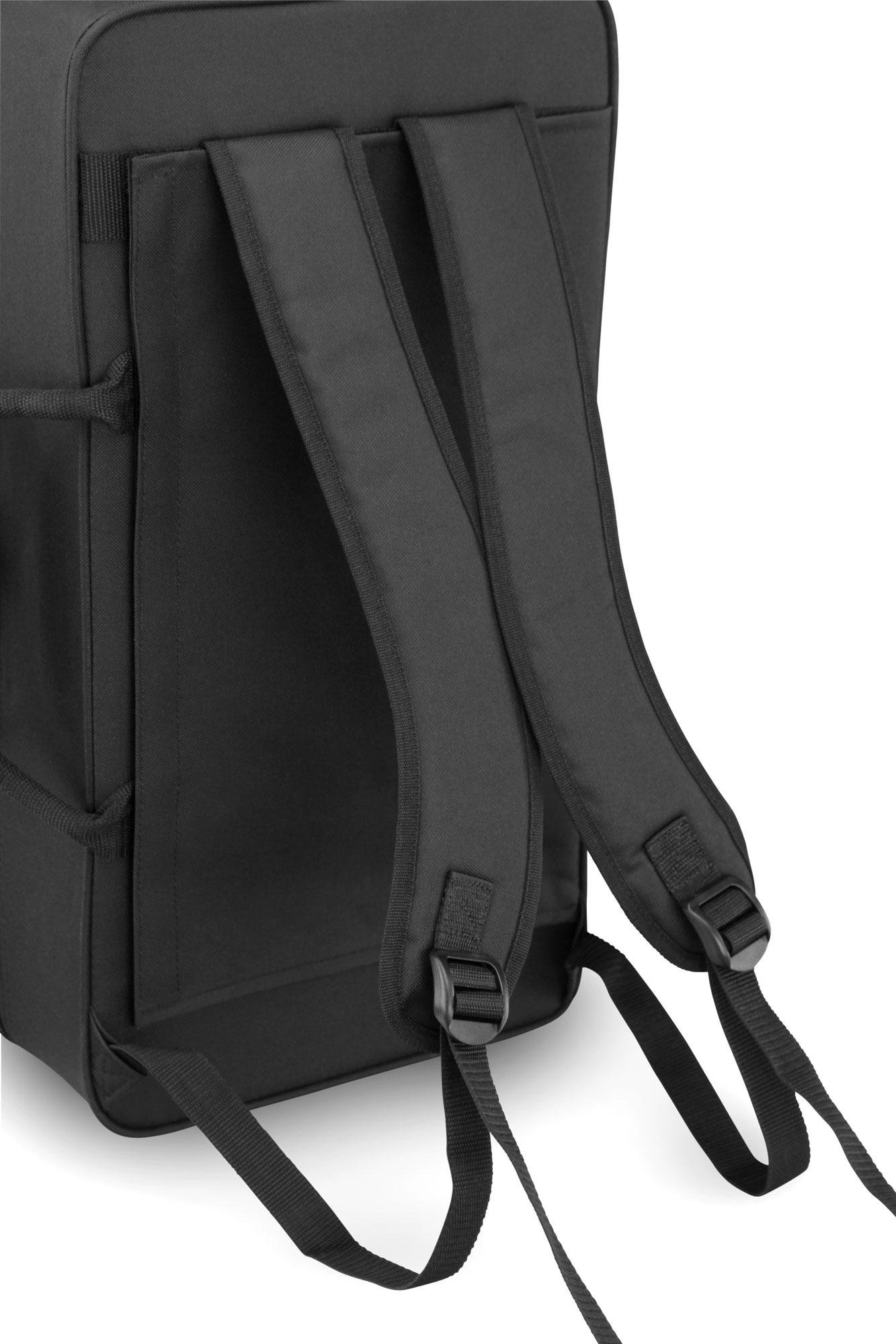 Housse Classic Cantabile TRB-2 pour 2 Trompettes (Étui léger pour trompettes jazz/pistons, grandes poches extérieures, fonction sac à dos) noir