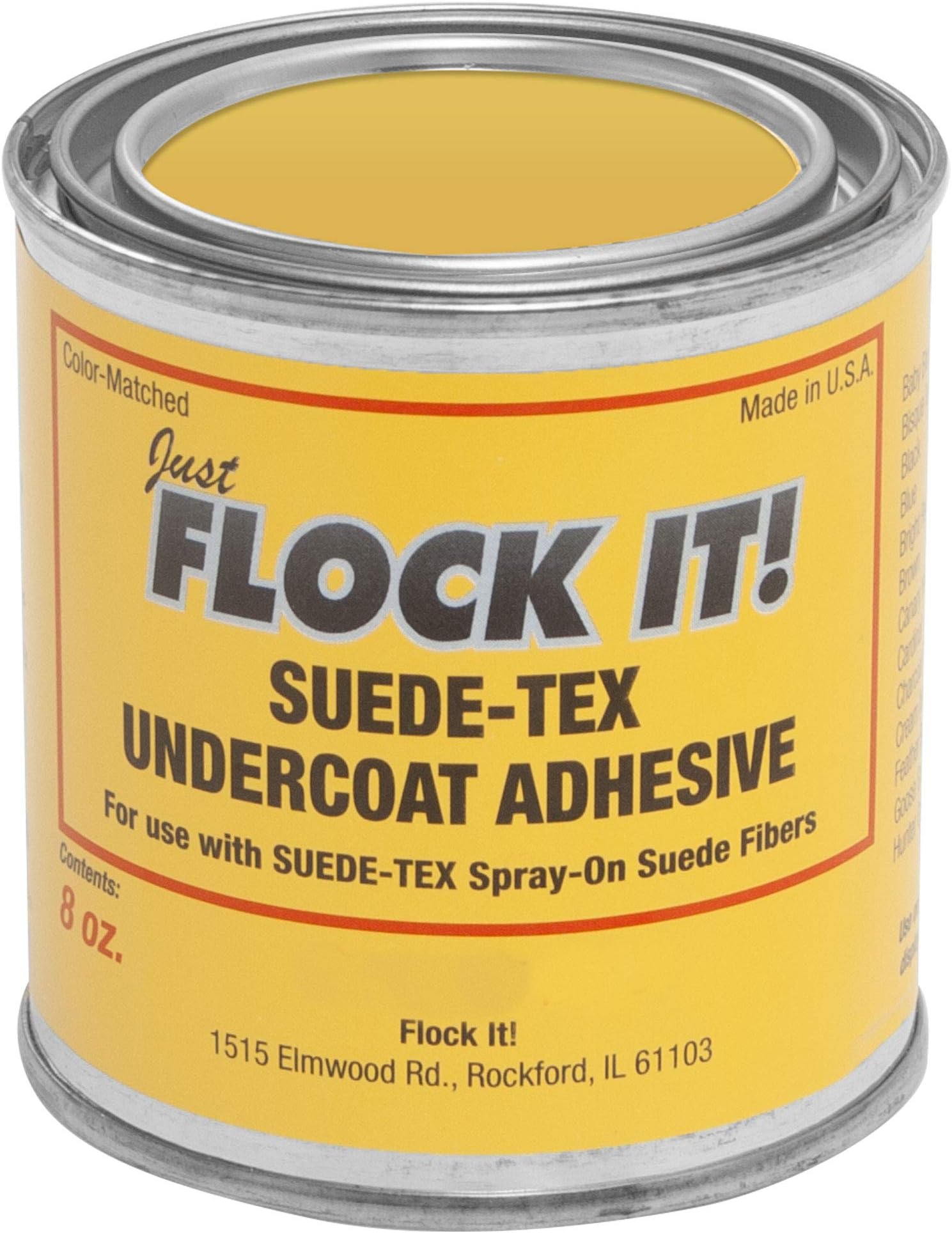 Suede-Tex Undercoat Adhesive - Black - 8 OZ Can