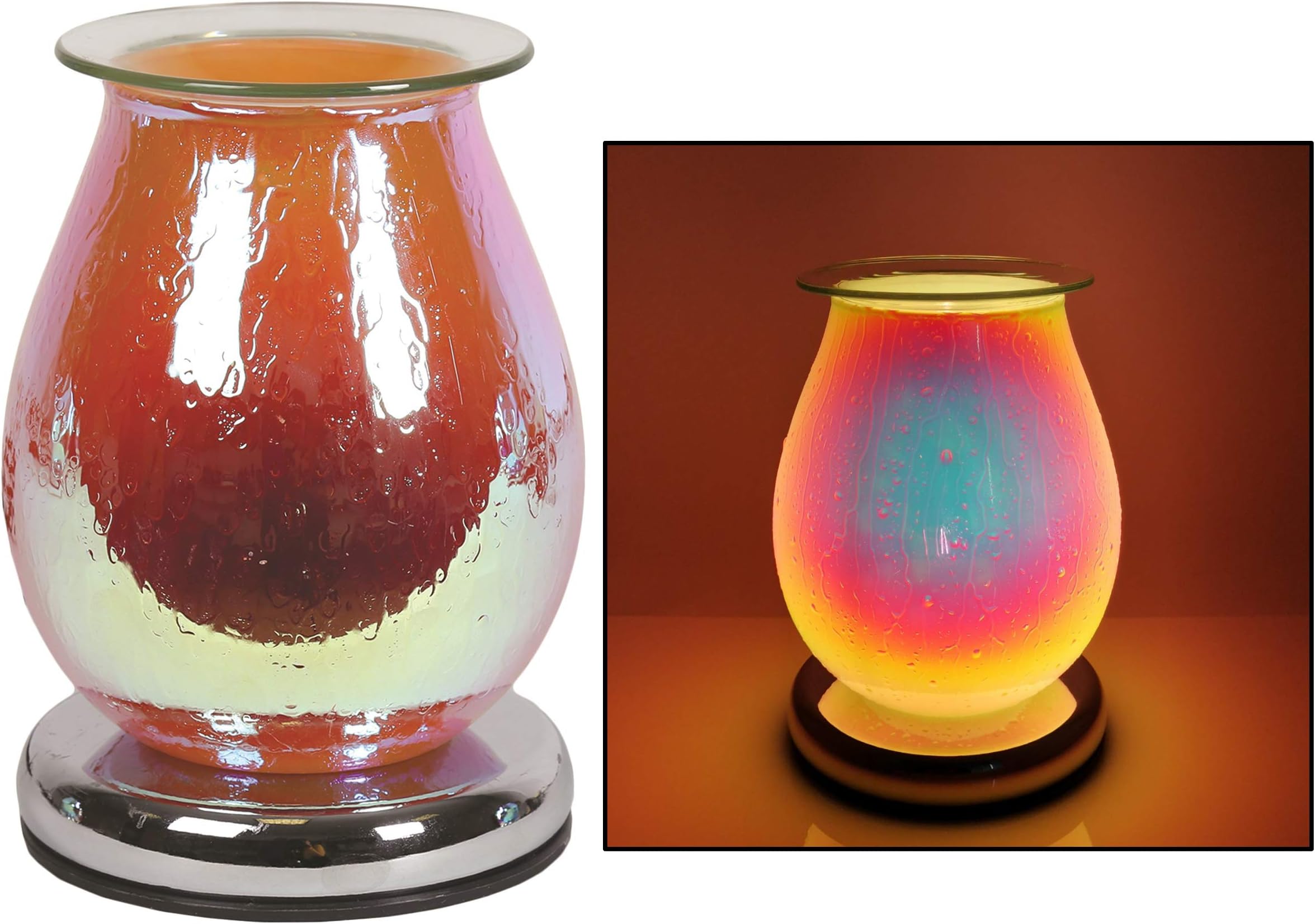 Astin of London - Aroma AccessoriesAstin of London - Aroma Accessories Electric Wax Burner Melt Warmer Lamp with Touch Control - Pearlescent Orange 16cm