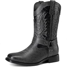 Bruno Marc Cowboy Western Boots for Men