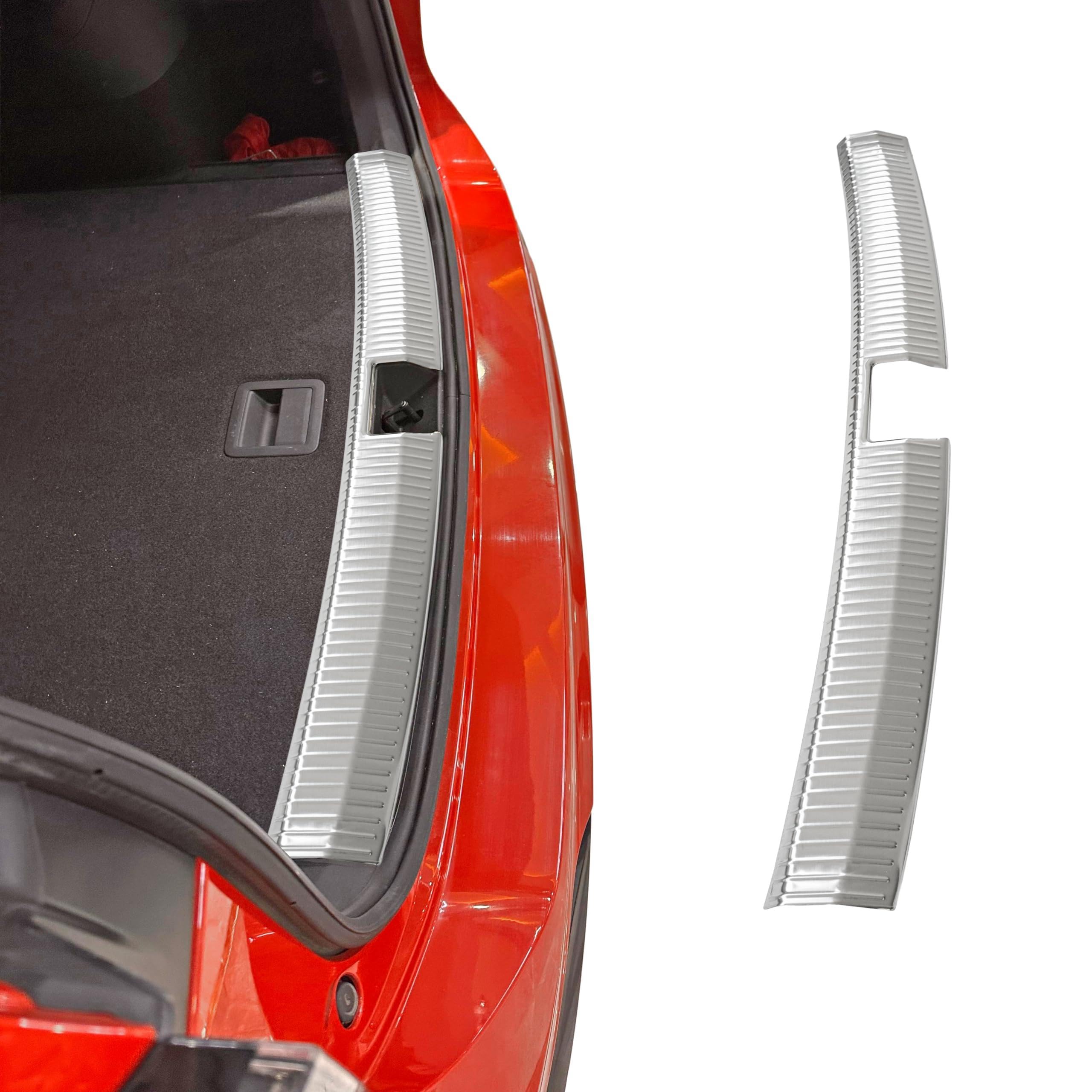 RECAMBO Protector de borde de carga de acero inoxidable interior mate, apto para VW Tiguan III CT1 a partir de 2024, protección contra arañazos, contorno perfecto, acero inoxidable, base de cinta
