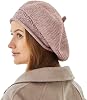 FENELY Beret Hat for Women, French Style Beanie Winter Fashion Warm Thickened Lining Knit Cap