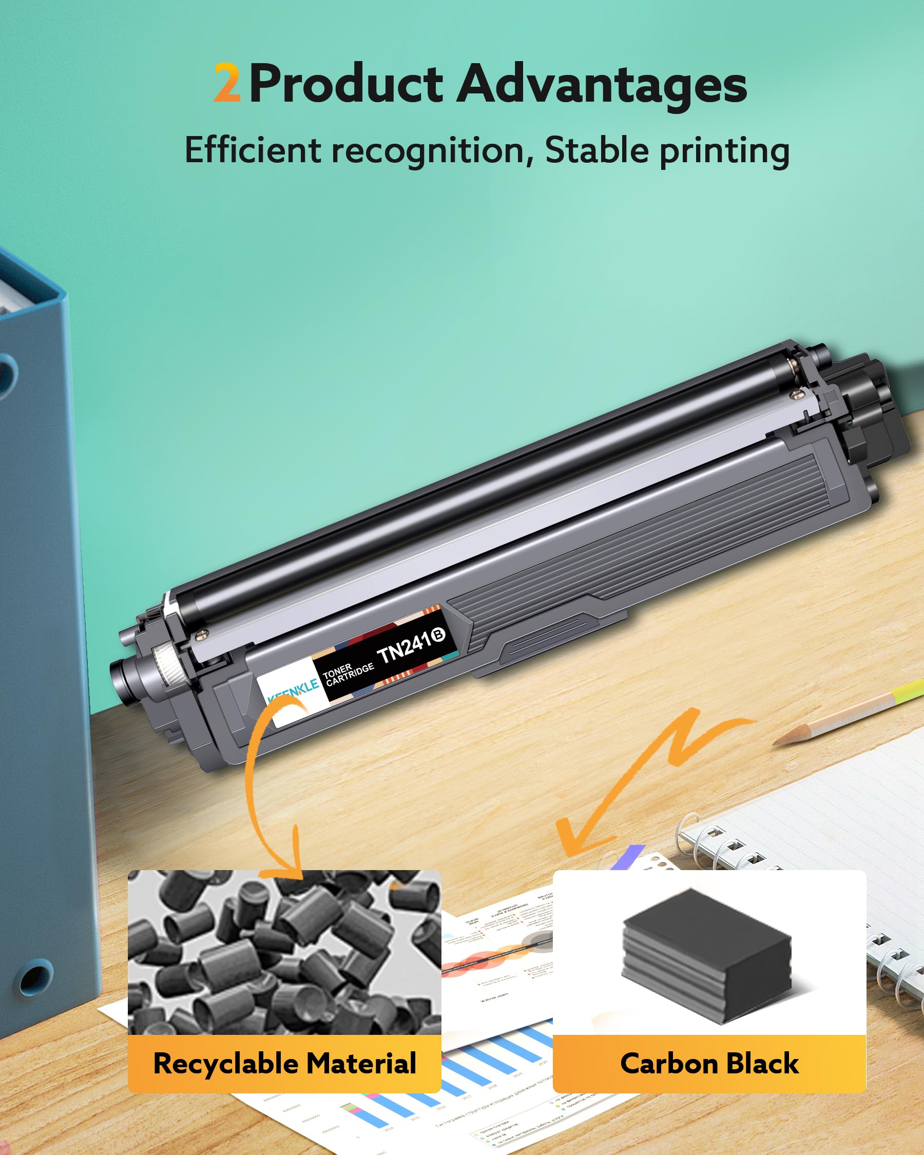 Toner Stampante Brother Sizzler TN-241 TN-245 Toner Cartucce TN241 TN245 Compatibile Per Brother HL-3140CW HL-3150CDW HL Brother Stampante Laser - Foto 14