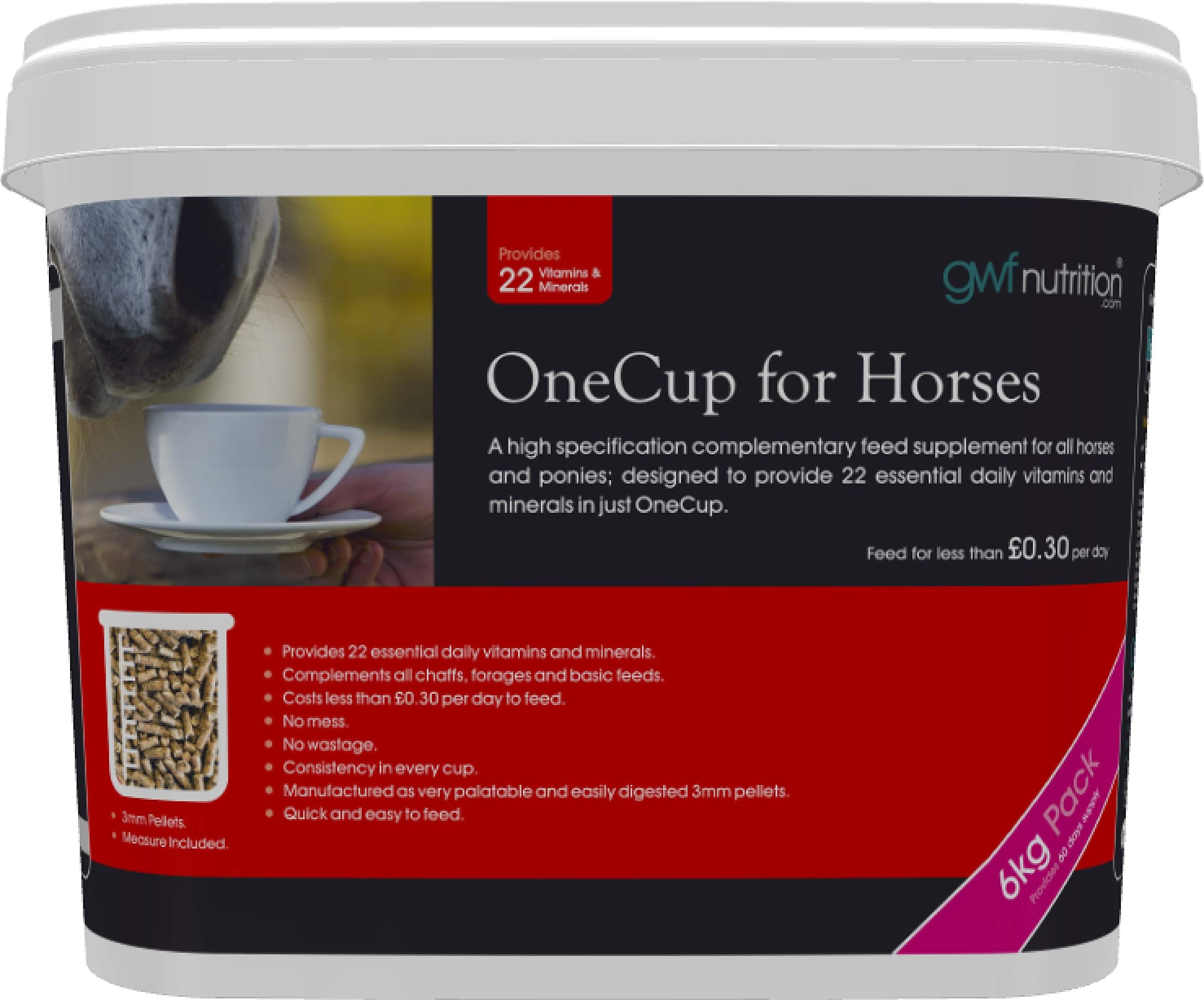 GWF Nutrition One Cup Horse Feed Supplement, 6 kg