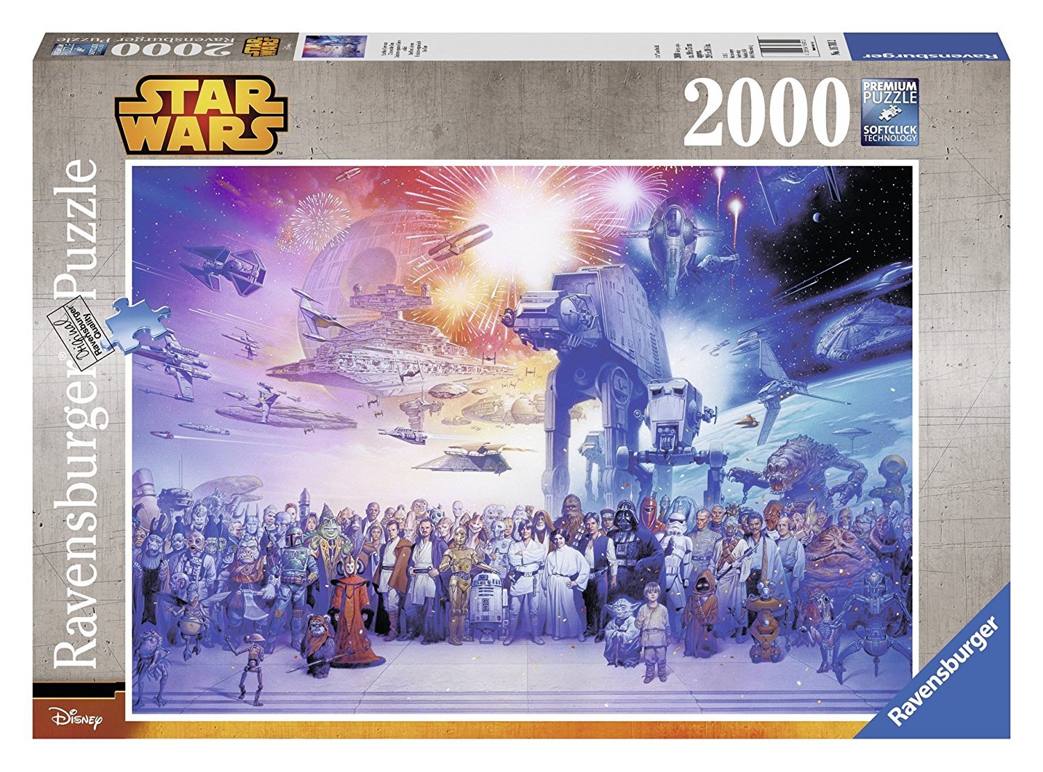 Ravensburger 16701 - Star Wars Puzzle, 2000 Pezzi