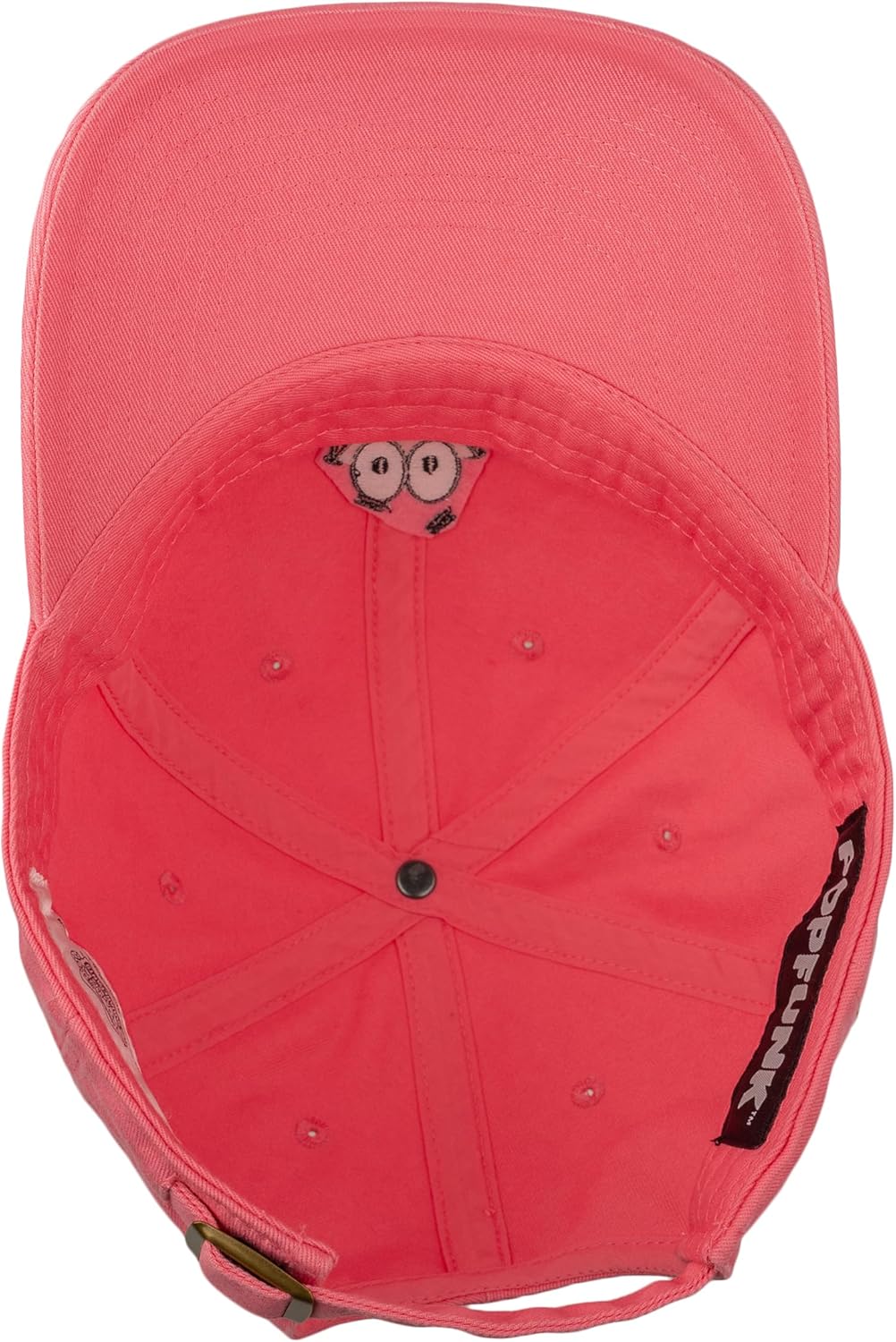 Popfunk Official Spongebob Character Faces Dad Hat - The U18 Adjustable Relaxed-Fit Cap - Unisex for Men and Women