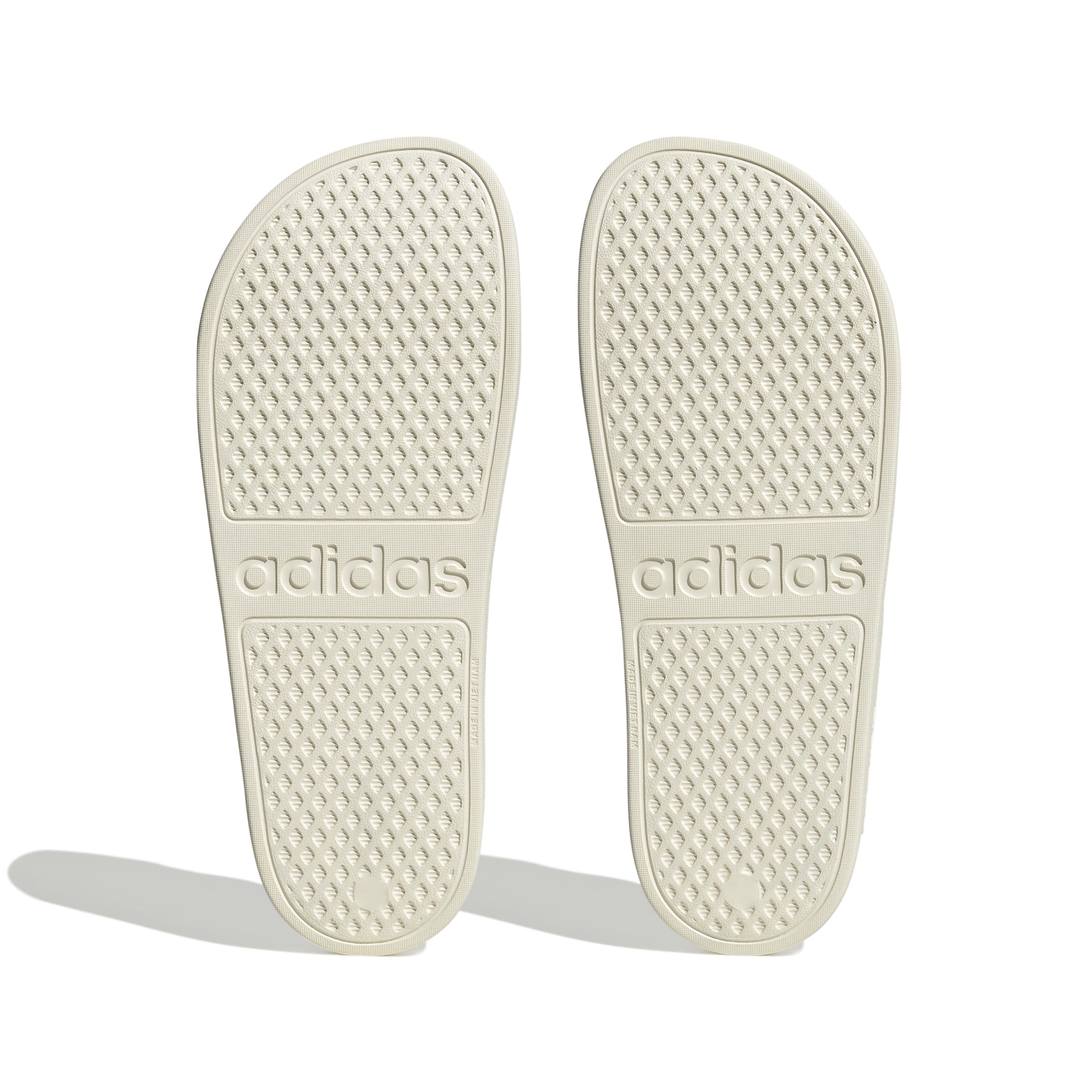 Chanclas adidas Adilette Aqua unisex para adultos, Blanco roto/blanco roto/blanco roto., 13 Women/12 Men