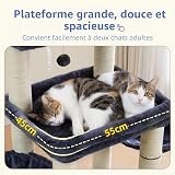 Hey-brother Cat Scratching Post for Large Cats with 8 cm Thick Sisal Posts MPJ02G - 3