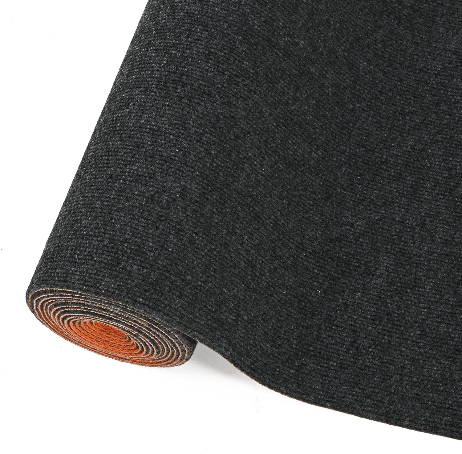 4' x 10' Runner Rugs for Hallway Commercial Black Carpet Runner with Non-Slip TPE Backing Area Rugs Indoor Outdoor Floor Mat for Hallway Kitchen Balcony Dining Room 3'11" x 9'10" (Rectangular) Black