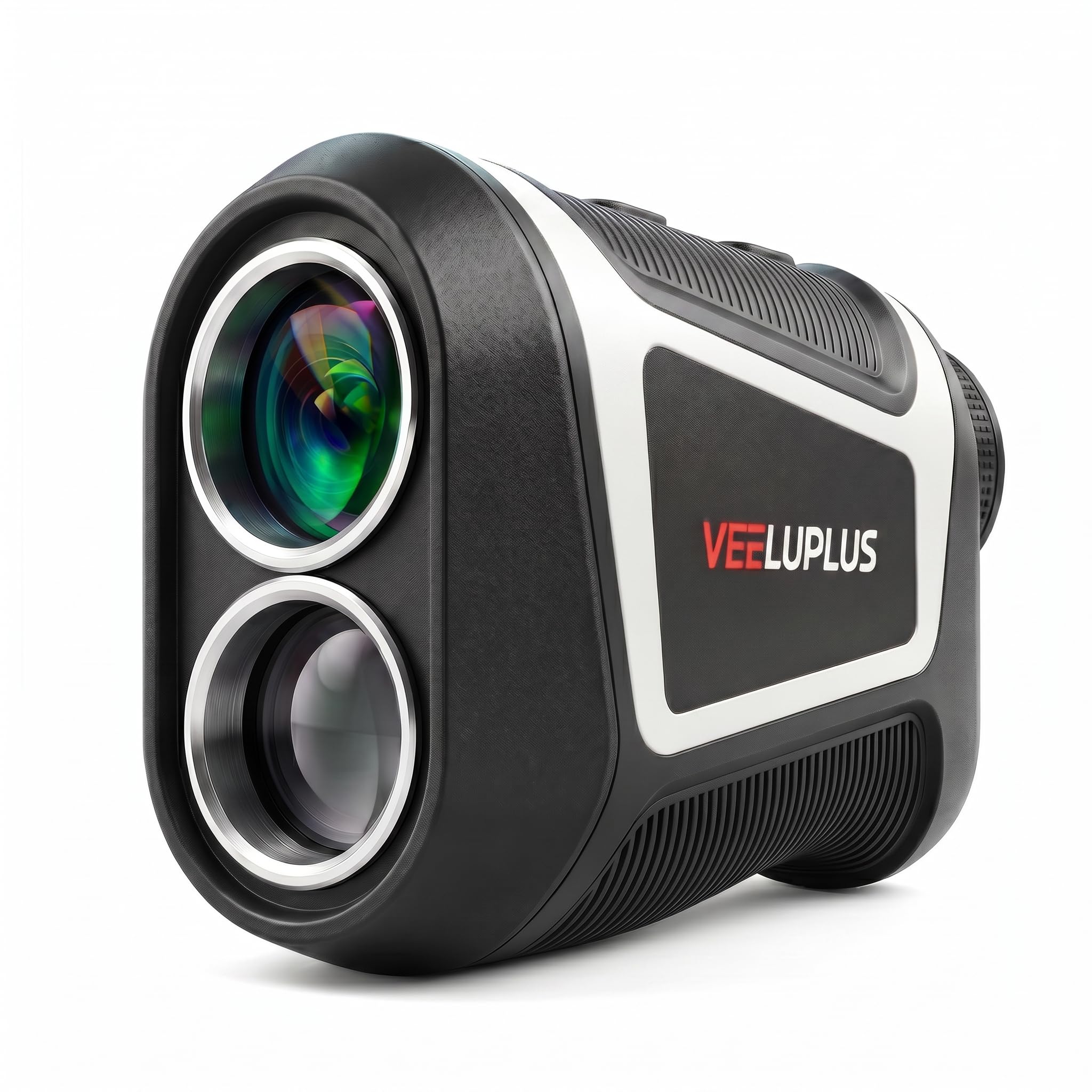 VEELUPLUS Golf Rangefinder with Slope & Magnet, 660 Yards Range Finde Golf with Flag Pole Locking Vibration, IP54, Ergonomic Design, Anti-Shake, Rechargeable Golf Accessories for Golfers