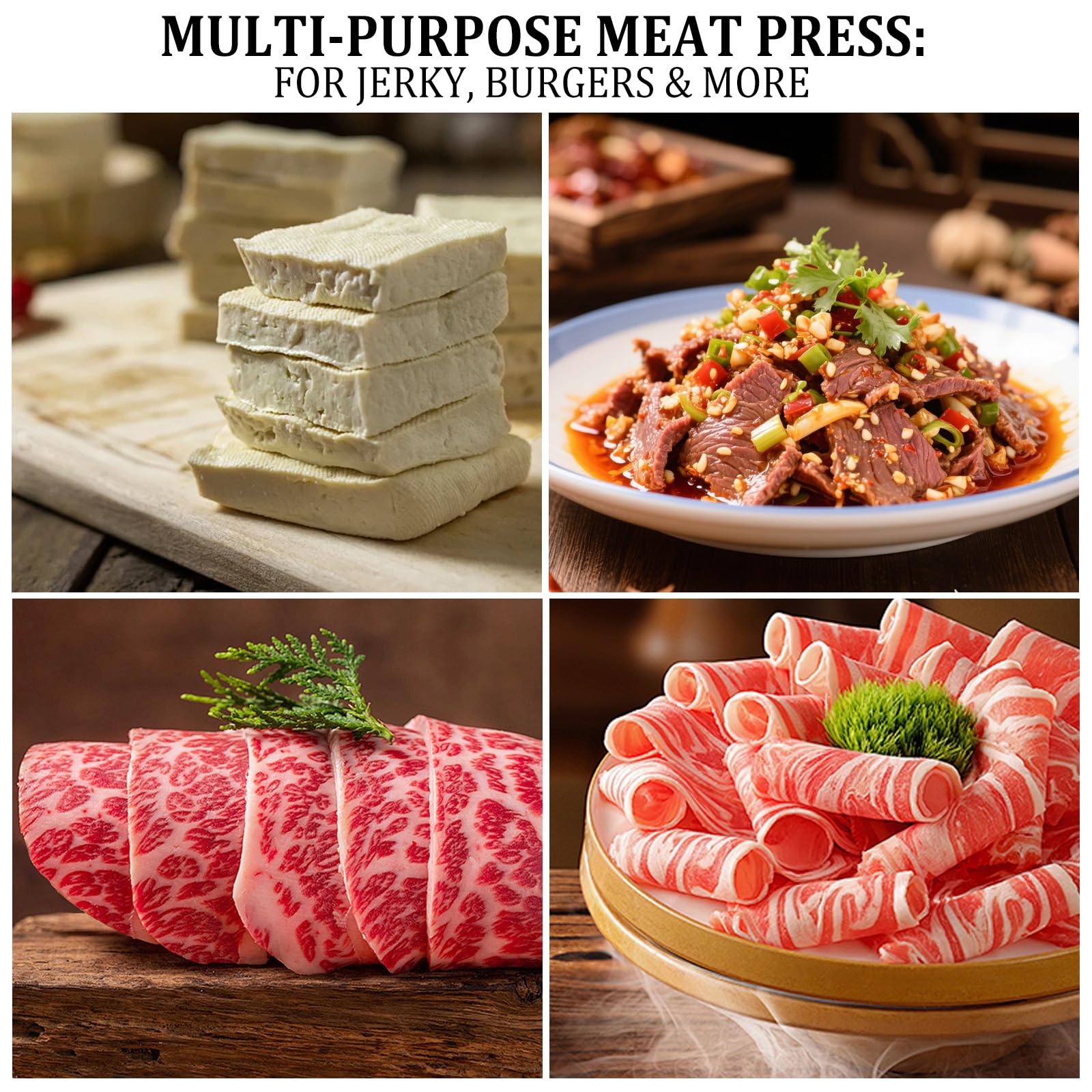 Pressa per carne in acciaio inox