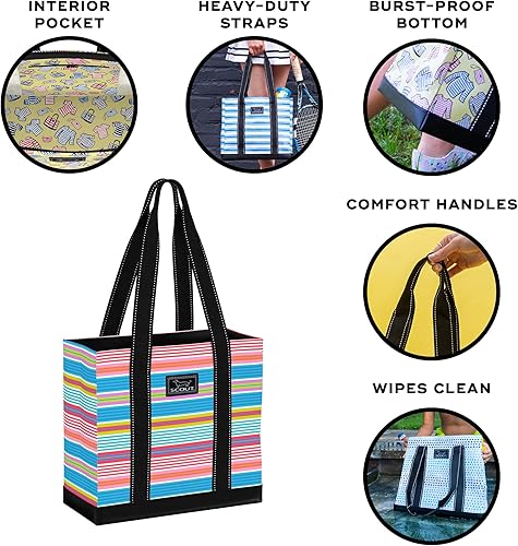 Miniatura 2 de SCOUT Mini Deano - Bolso utilitario pequeño, ligero, abierto para mujer, con bolsillo interior con cremallera, trabajo, viajes, playa