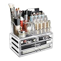 Algopix Similar Product 5 - Ikee Design Acrylic Makeup Organizer