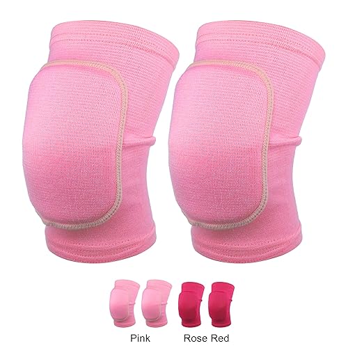Miniatura 3 de VOCOSTE 1 par de rodilleras protectoras deportivas, transpirable, flexible, soporte de compresión para la rodilla, para fútbol, voleibol, esponja,