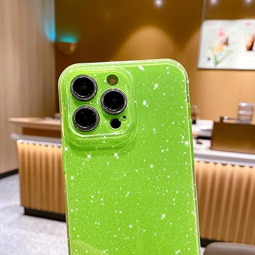 Miniatura 10 de Bonita funda de teléfono con purpurina para iPhone 12 Pro Max de 6.7 pulgadas, funda protectora delgada de silicona brillante a prueba de golpes