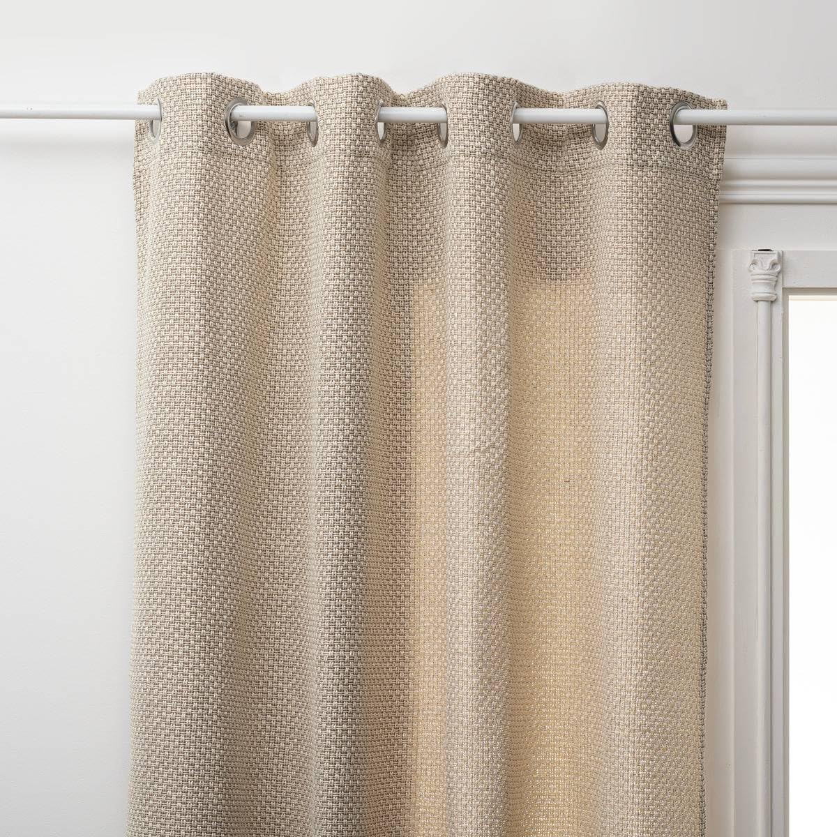 Atmosphera Créateur d'intérieur Wild Mesh Curtain 140 x 260 cm Mouse Grey