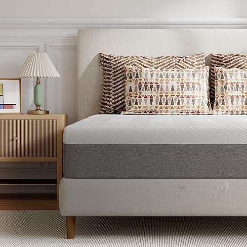 Miniatura 11 de Novilla - Colchón King de 12 pulgadas de espuma viscoelástica con gel en una caja con espuma de confort para alivio de presión y soporte corporal y