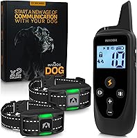 Vista 1 de INVIROX Dog Training Collar for Large Dog X2 [2026 Edition] 123 Levels Dog E Collars 1100yd Range, 100% Waterproof, Rechargeable Electric Collars